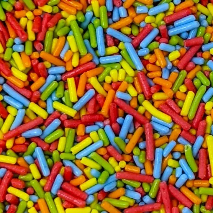 DWS Mixed Sugar Strands Sprinkles - 1kg of Bright Cake Sprinkles Toppers Decorations, Bakestable, Funfetti, Vegan 1kg 3