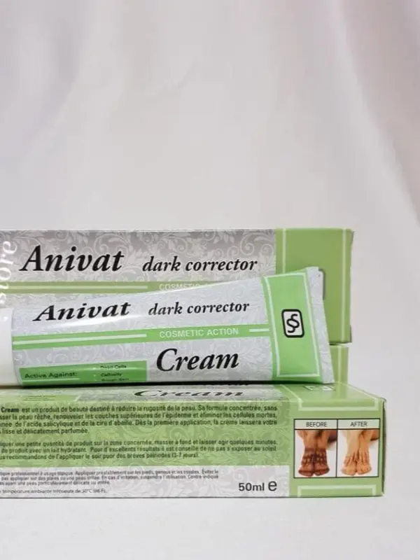 2 50ML x ANIVAT DARK SPOT CORRECTOR CREAM DARK KNUCKLES KNEES ELBOW TOES ETC .