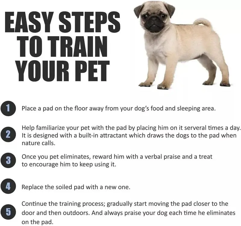 100 Large Puppy Training Trainer Train Pads Toilet Pee Wee Poo Dog Pet Cat Mats 3