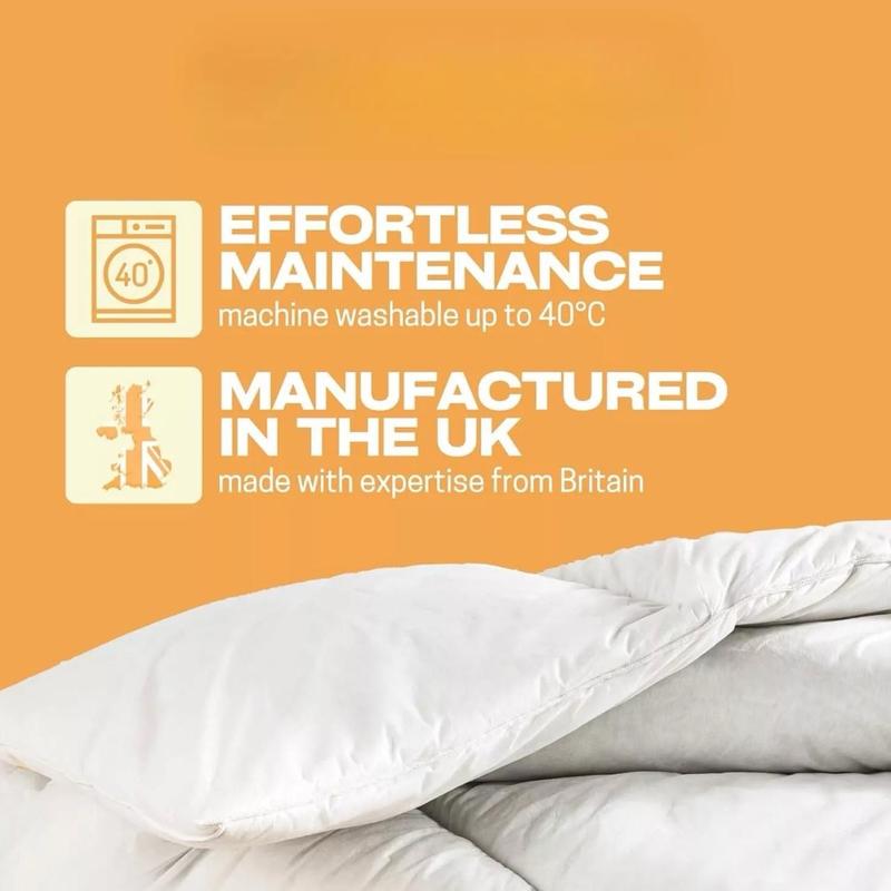 Ultrabounce Duvet Quilt for All Seasons | All Year Round Fluffy Duvet Quilt Ideal for Summer and Winter | 4.5, 10.5, 13.5, 15 Tog Single Double King | Hypoallergenic and Machine Washable | Soft Touch Duvet Winter Quilt Feels Like Down Size Anti Allergy | 3