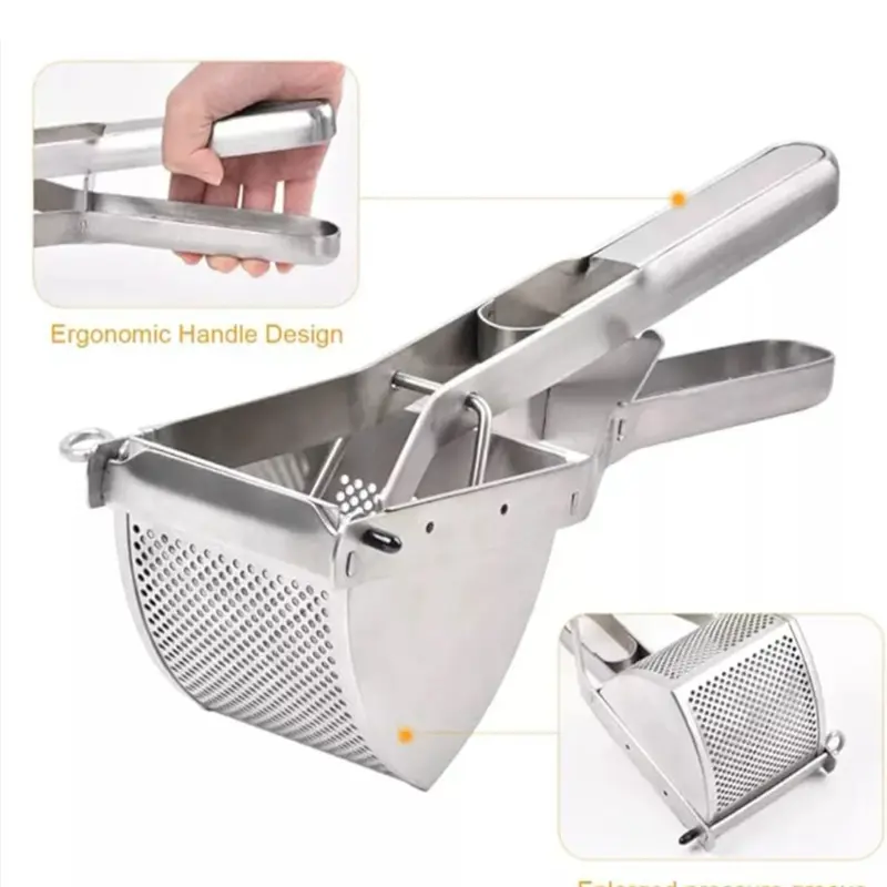 Heavy Duty Steel Potato Ricer Puree Masher Juicer for Kitchen Utensils 5