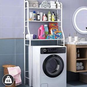 Bathroom Laundry Washing Machine 3 Tier Shelf Rack Over the Toilet Storage Units Organiser Durable Space Saving Design