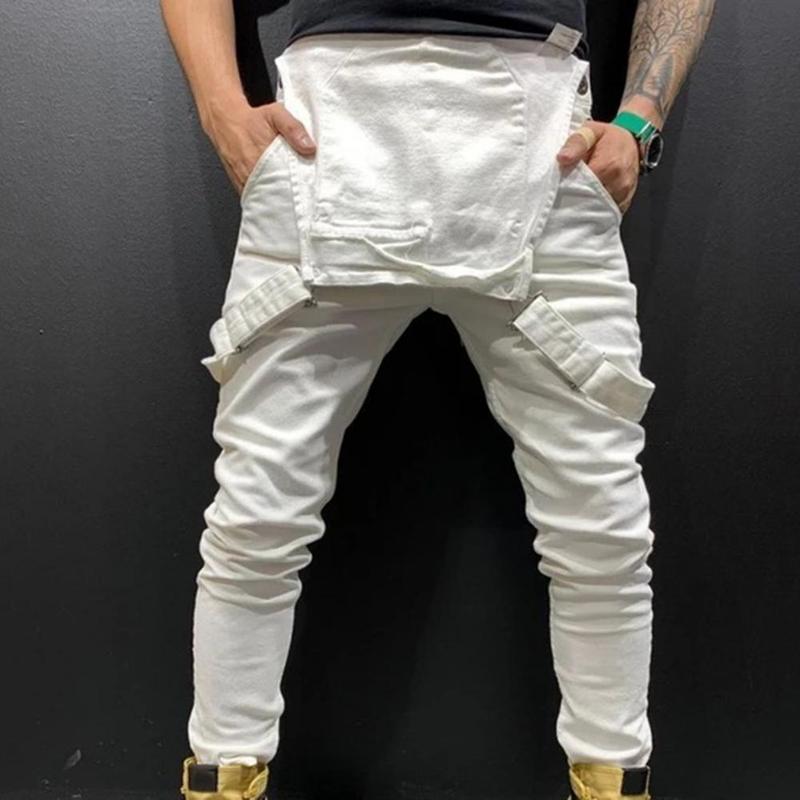 Product Introduction of Streetwear  Casual Full Length Mid Rise Cargo Jumpsuit Men Men Overalls Mid Rise   for Daily Wear 11