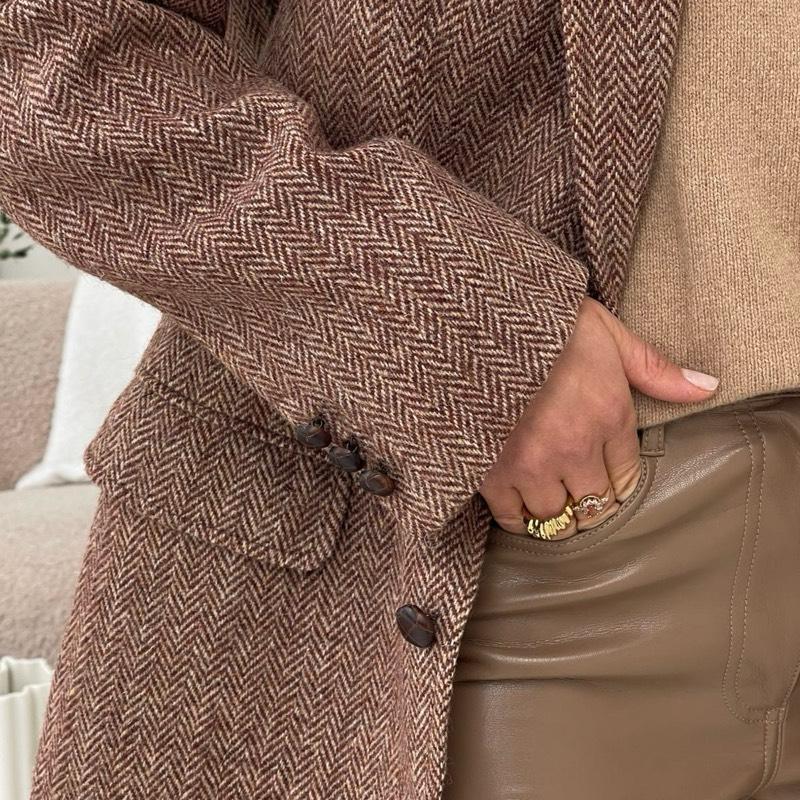 Oversized Vintage Tweed Blazer 6