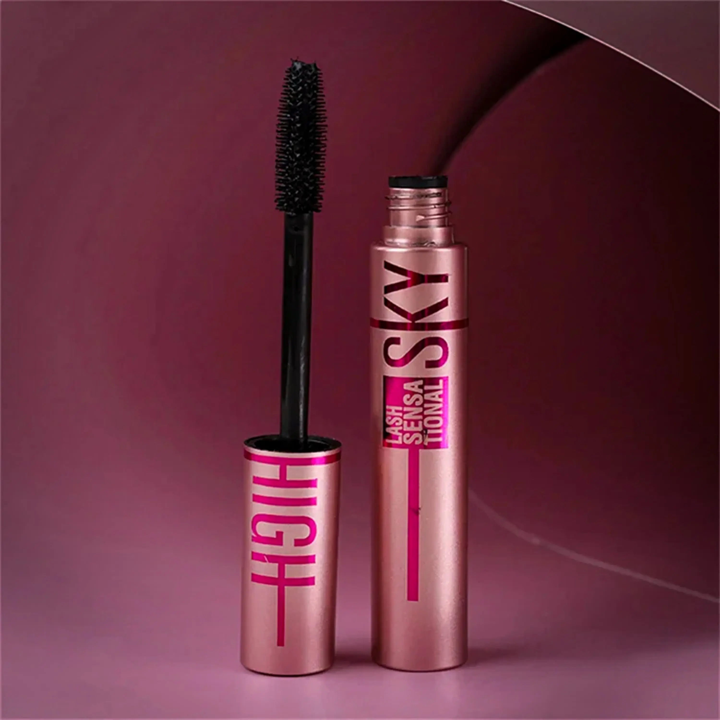 Sky High Mascara | Long-Lasting, No Clumping, Volumizing Lash Formula, Waterproof Makeup Smooth Flawless Nourishing Cosmetic