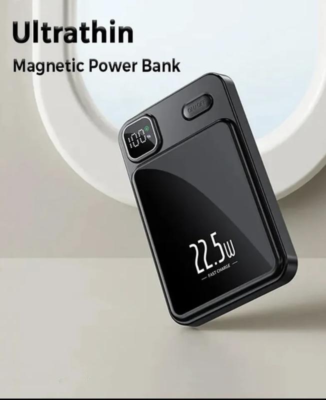 Magnetic Wireless 10000 mhA Power Bank For Magsafe Battery Pack For iPhone 6