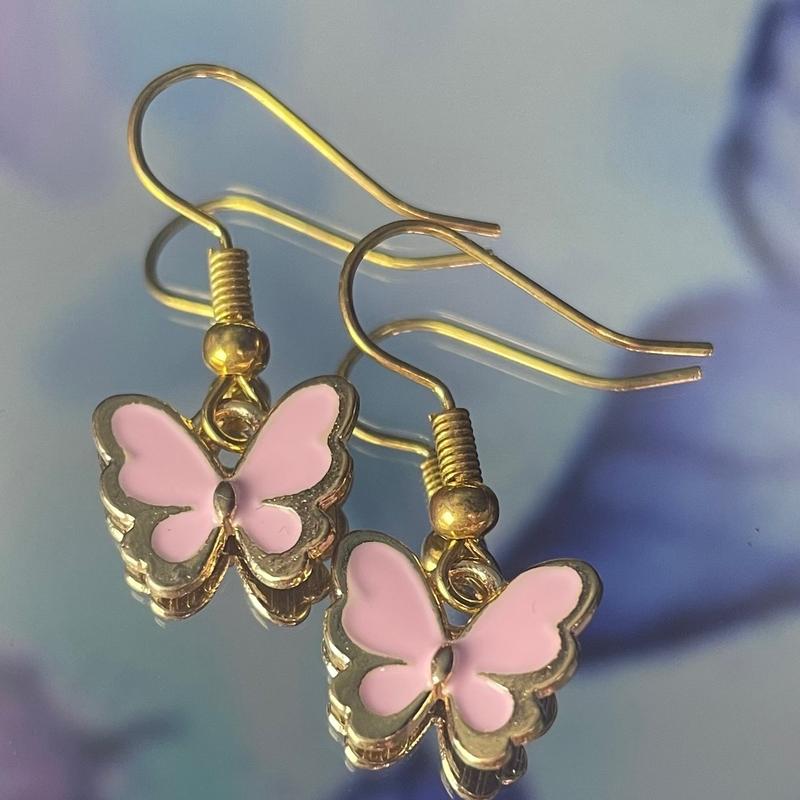 Colourful Butterfly Earrings 2