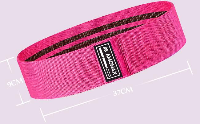 Product Introduction of Glute Training Set Pink (Barbell Pad, Fabric Resistance Band, Ankle Straps) 55