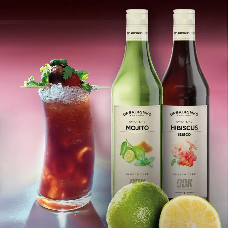 ODK Italian Spritz Syrup - for use in Drinks, Desserts and Cocktails | 750ml Bottle - Non-Alcoholic   - for Sweet Beverages 3