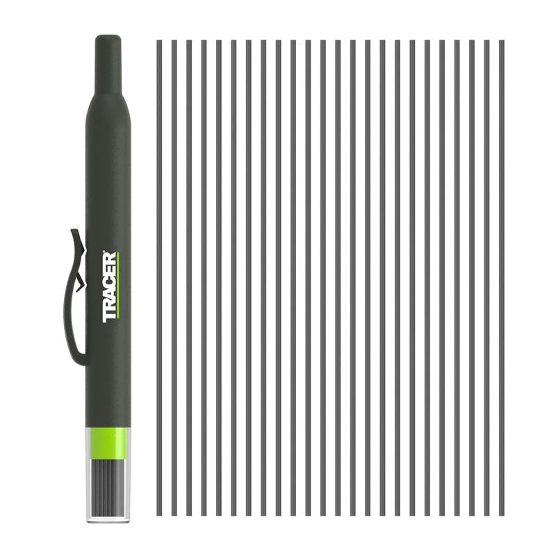 TRACER Pro Series 24x Deep Hole Precision Pencil Graphite Replacement Lead, APPL1 0