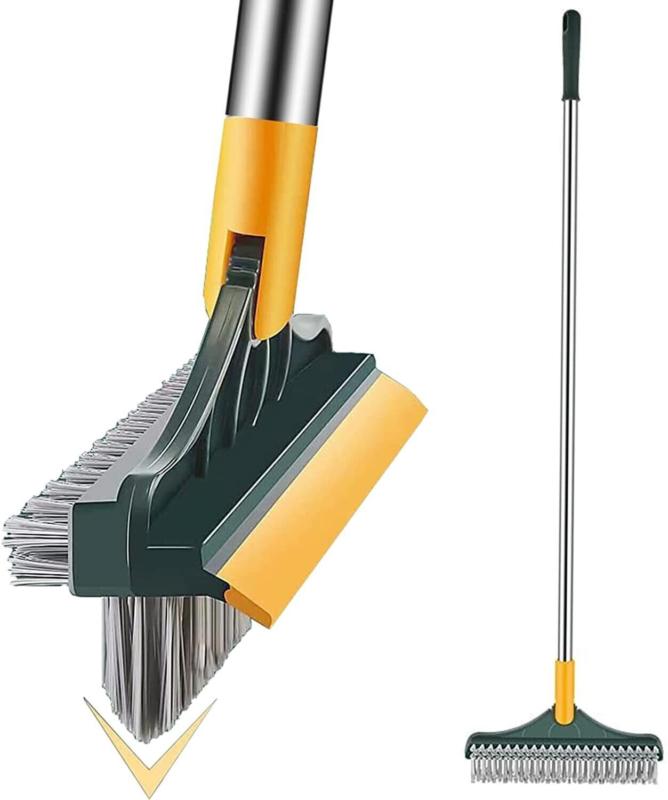 Product Introduction of 3 in 1 Floor Brush Scrub 120° Rotatable Cleaning Tool Household with Long Handle Kitchen Scrubber 8