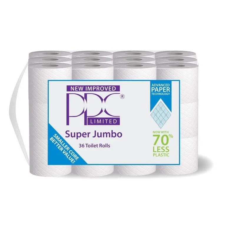 36 rolls Ppc Super Jumbo Toilet Roll 2ply/