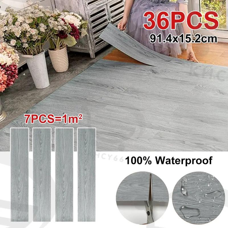 Product Introduction of 5m² Floor Planks Tiles Self Adhesive Wood Effect Vinyl Flooring Kitchen Bathroom 5