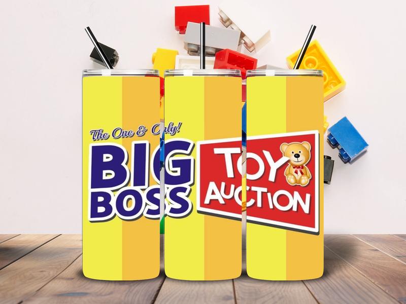 Big Boss Toys Tumbler - Holds Hot and Cold drinks - 20oz Tumbler - Straw included Drinkware Insulated 3