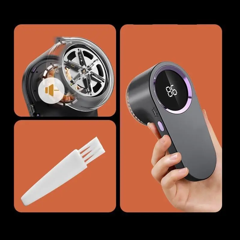 Electric Lint Remover Rechargeable Bobble Fabric Shaver for Clothes Clothing NEW 7