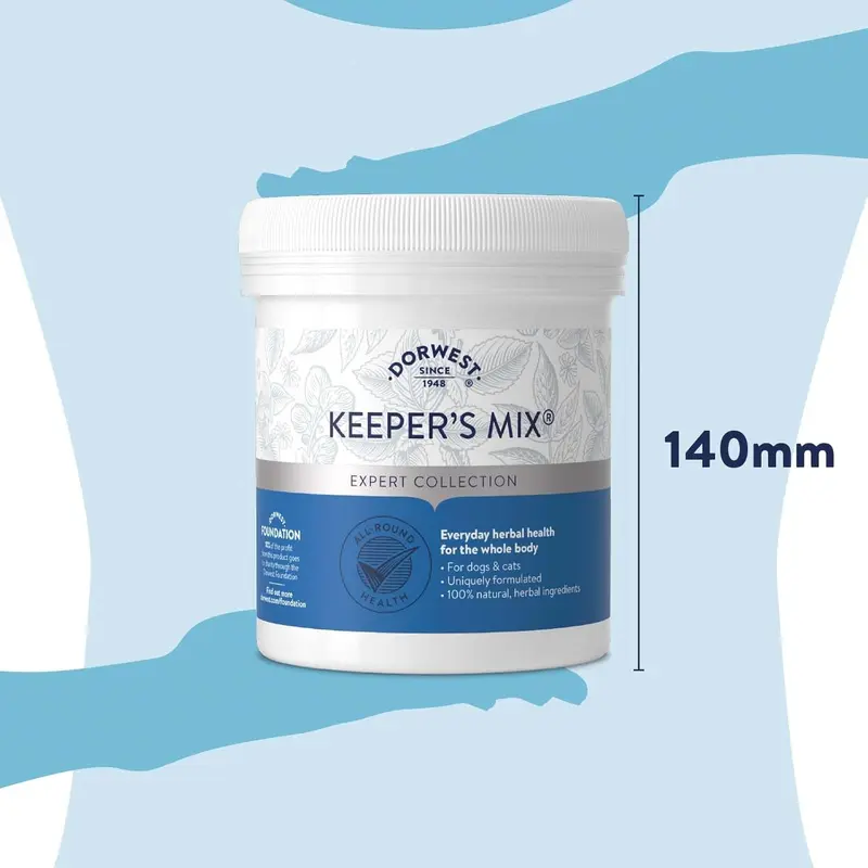 DORWEST HERBS Keeper’s Mix, 500g, Herbal Health Supplement for Dogs and Cats, Natural Herbs, Vitamins, and Minerals – for Healthier Happier Pets, Brown, 14DOR041 3