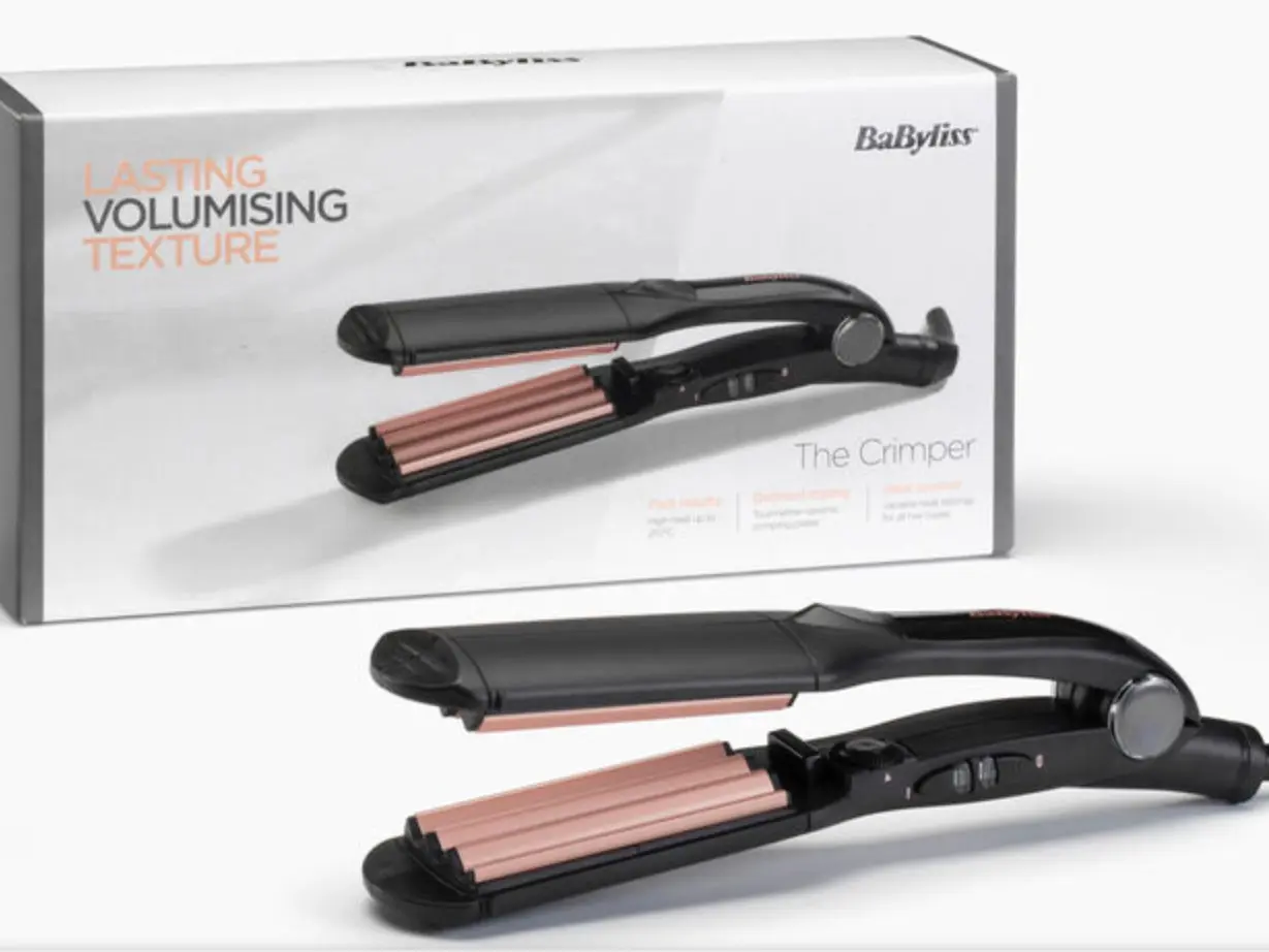 Babyliss 2165CU Pro Crimper Hair Styler with Tourmaline Ceramic Crimping Plates