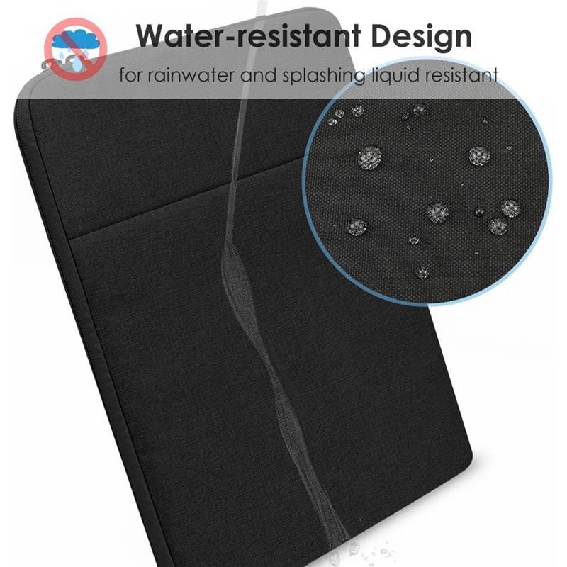 15-Inch Laptop Sleeve Case for 2024 2023 MacBook Air 15 inch with Apple M3 M2 Chip Accessory Traveling Carrying Case Water-resistant Bag Cover for MacBook Air 15'' 2024 2023 M3 M2 (Black) 5
