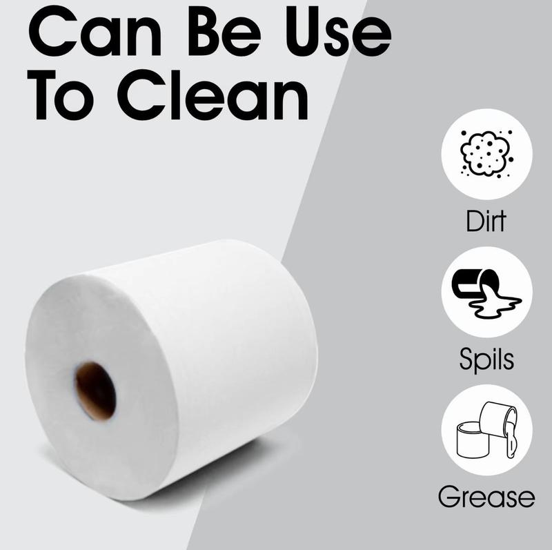 150M Silverstar Toros Pure White 2-Ply Centrefeed Rolls Pack of 6 - 150m Each Rolls for Cleaning & Hygiene - Wipes, Toilet 2
