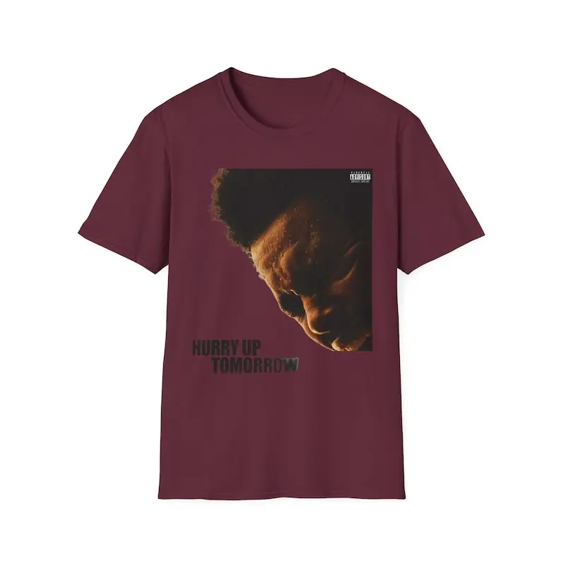 Hurry Up Tomorrow Inspired Shirt, The Weeknd Fan Merch 3