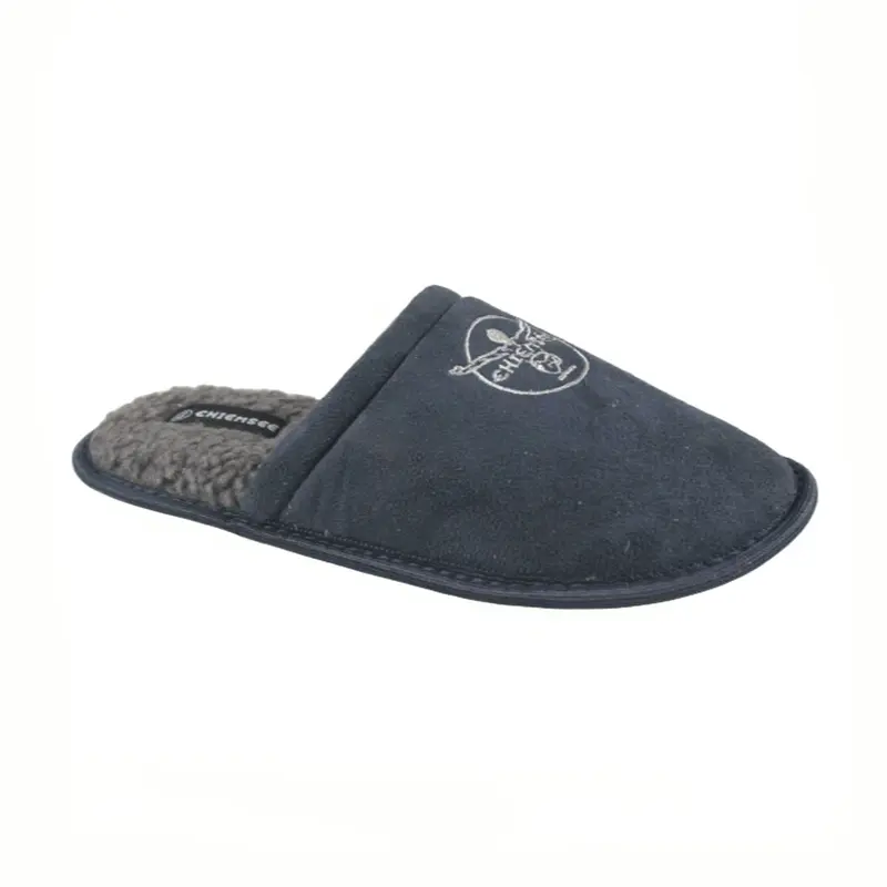 MENS SLIPPERS WINTER WARM FLEECED MULES LINED COSY MEMORY FOAM INDOOR SLIP ON SHOES QUALITY LIGHTWEIGHT COMFORT COMFY PADDED SLIP ON 6