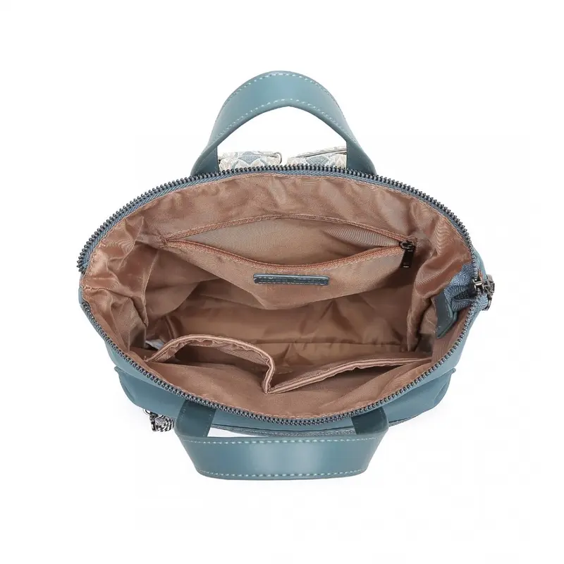 MISS LULU Signature Style Backpack with Unique Details (3 Colours) [35cm*28cm*8cm] 4