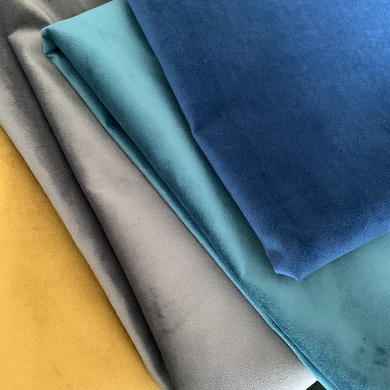 Plush Teal Velvet Fabric Upholstery Soft Material For soft furnishing, Cushion, Curtains, crafts Sold by metre. 1
