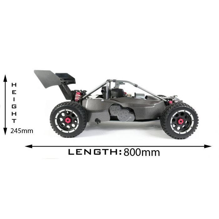 Product Introduction of FS Racing 30CC 1/5th Petrol Radio Controlled Buggy - 2.4Ghz 11