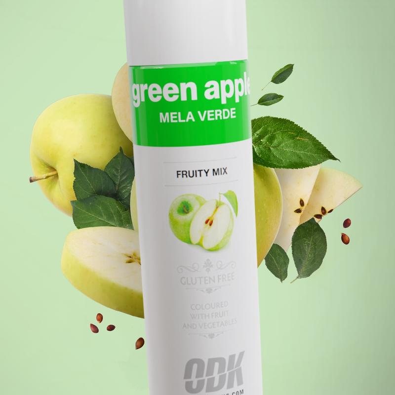 ODK Green Apple Puree - Fruity Mix for Drinks | 750ml Squeezy Bottle for Sweet, Fruity Beverages 4