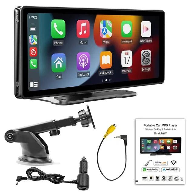 Universal 10.26" Screen Car Radio Multimedia WIFI Video Player Wireless Carplay Screen for Apple Or Android black touchscreen 6