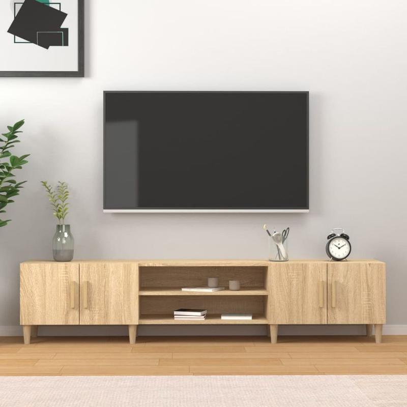 vidaXL TV Cabinet White 180x31.5x40 cm Engineered Wood 7