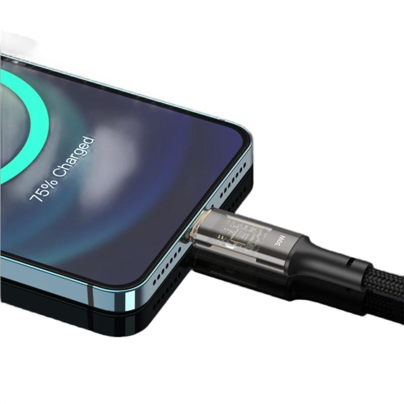 Automatic power off 240w cabel For iPhone15 15 Pro Max 15 PLUS Data Charging Lead Wire USB TYPE C TO USB TYPEC Smartphone Cellphone Charger Electronic Mobile 1