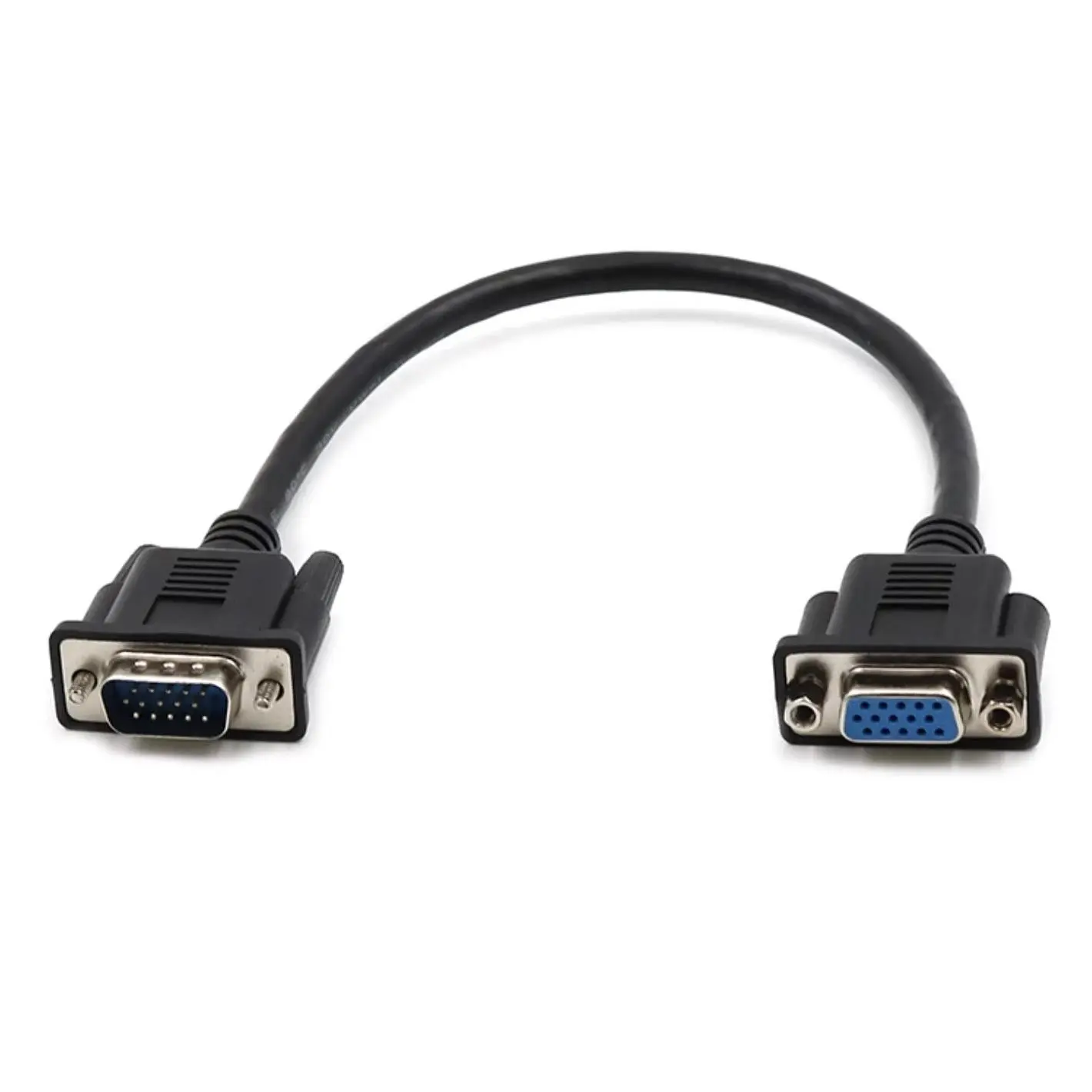 VGA 15Pin Female to Female Cable For PC Monitor TV LCD LED 0.3m