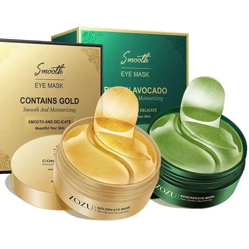 60pcs Hyaluronic Acid Eye Patches for Dark Circles and Moisturizing with Crystal Collagen Gel Mask - Pearl, Moisturize