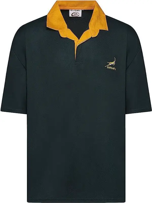 SOUTH AFRICA  Mens Rugby England  Shirt Short Sleeve Rugby shirt Rugby team