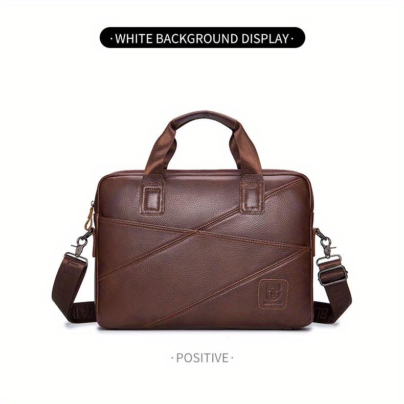 Product Introduction of BULLCAPTAIN Men's Leather Briefcase Multifunctional Handbag 38