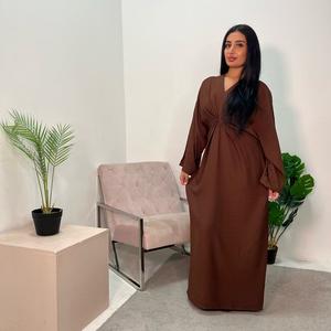 Ladies v neck tie back front knot detail dress onesize uk 6-20