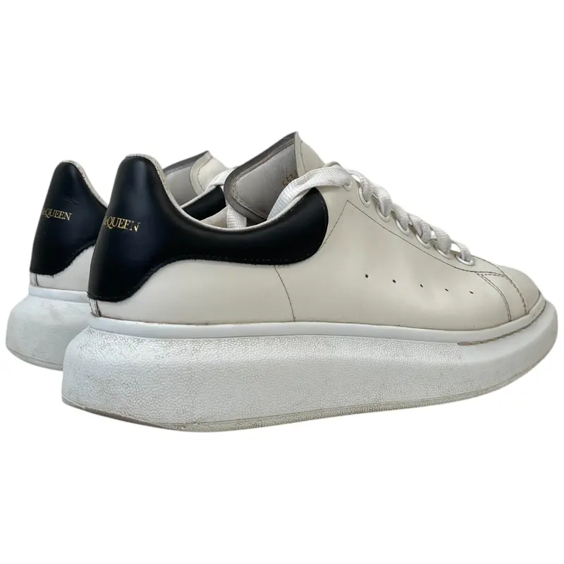 Preowned Alexander McQueen Men's Oversized Low Trainers White Size EU 43.5 / UK 9.5 8