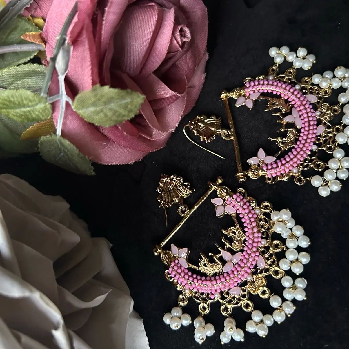 Traditional Asian earrings