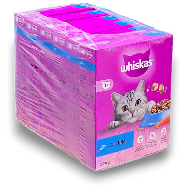 Dry Cat Food for Adult Cats 1+ - Chicken Flavor 300g (Pack of 6) All Essential Vitamins And Minerals 2