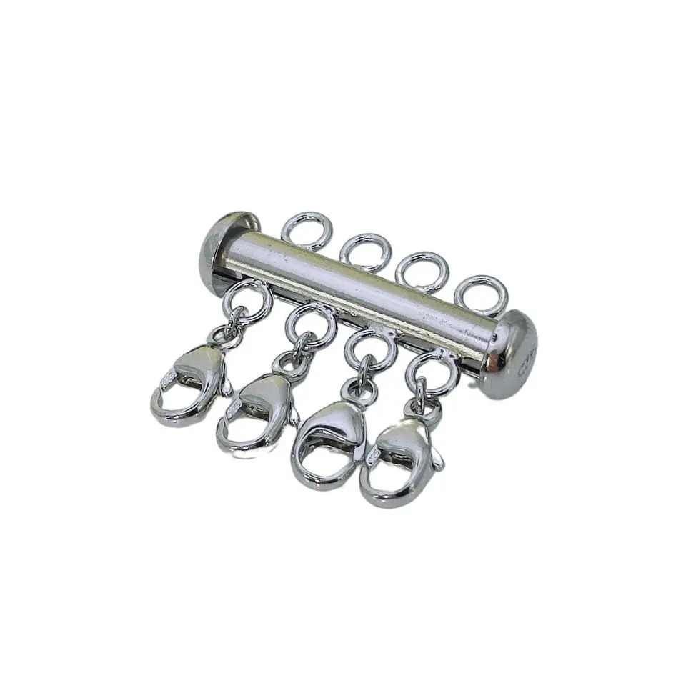 Necklace Layering Clasp - Silver