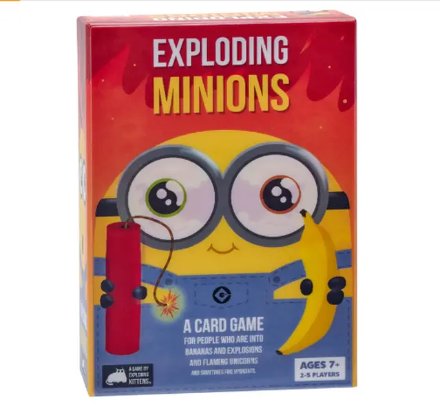 Exploding Kittens Exploding Minions by Exploding Kittens - Card Games for Adults Teens & Kids - Fun Family Games - A Russian Roulette Card Game
