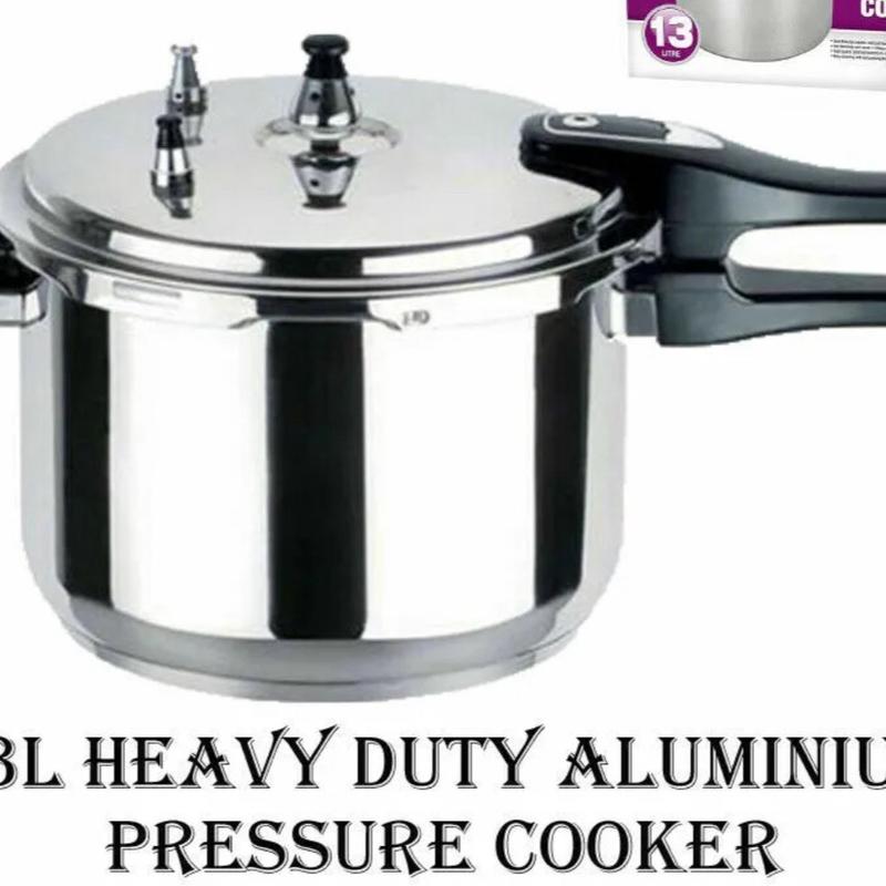 ALUMINIUM PRESSURE COOKER  KITCHEN CATERING HOME BRAND NEW WITH SPARE GASKET Aluminium Inner Pot Easy Clean Design Detachable Steam Vent Fast Cooking Aluminum Cookware Handles Induction 2