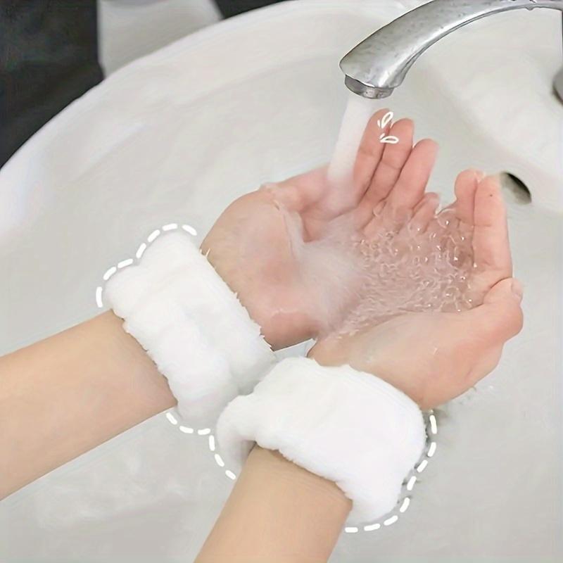 Product Introduction of (Gift 3)2pcs Face Washing Wrist With Magic Device To Absorb Water To The Cuff Exercise Sweat Wiping Bracelet Sweat Absorbing Sleeve To Wash And Moisture-proof Sleeve To Protect Wrist 2