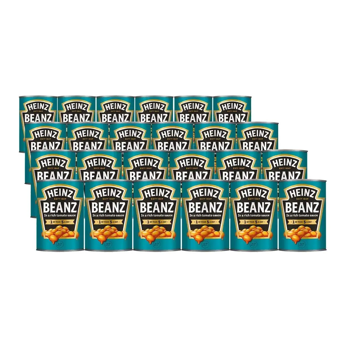Heinz Beanz 24pack Grain Protein Fiber