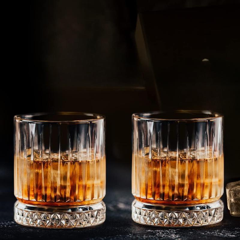 Whiskey Glasses | 350ml Whisky Glass | Set of 2 Whiskey Glasses | Whisky Tumbler for Scotch, Bourbon, Gin & Tonic & Negroni Cocktail | Whiskey Glassware Gift Set 1