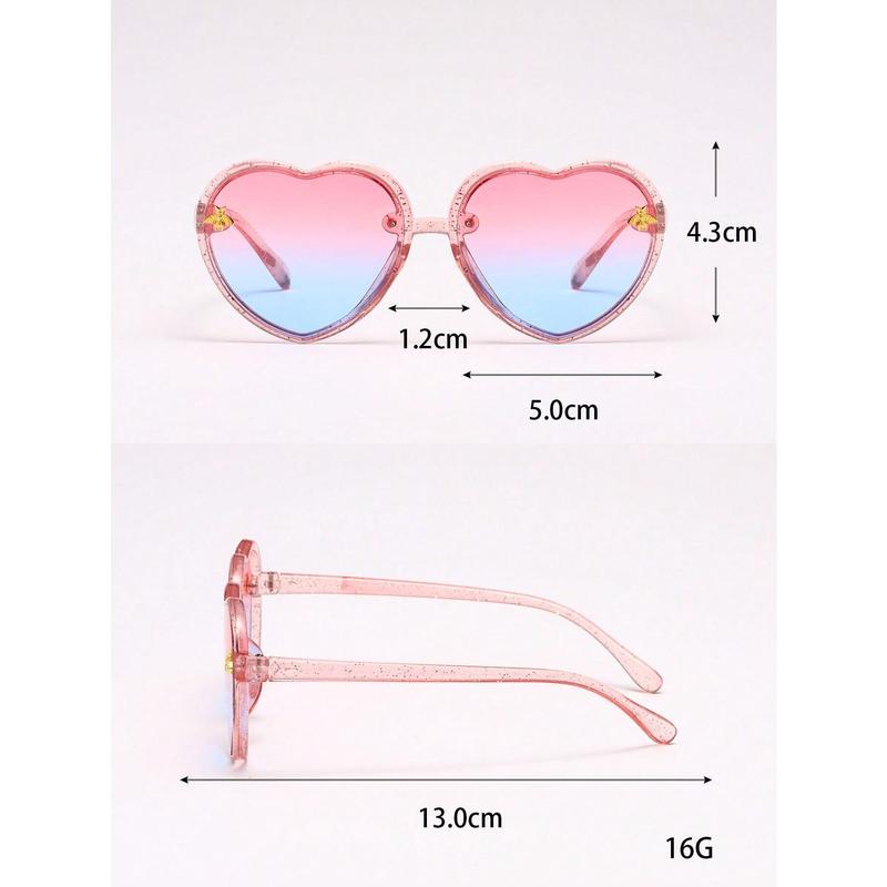 3pcs/Set Heart Shaped Fashionable Children Fashion Glasses 5