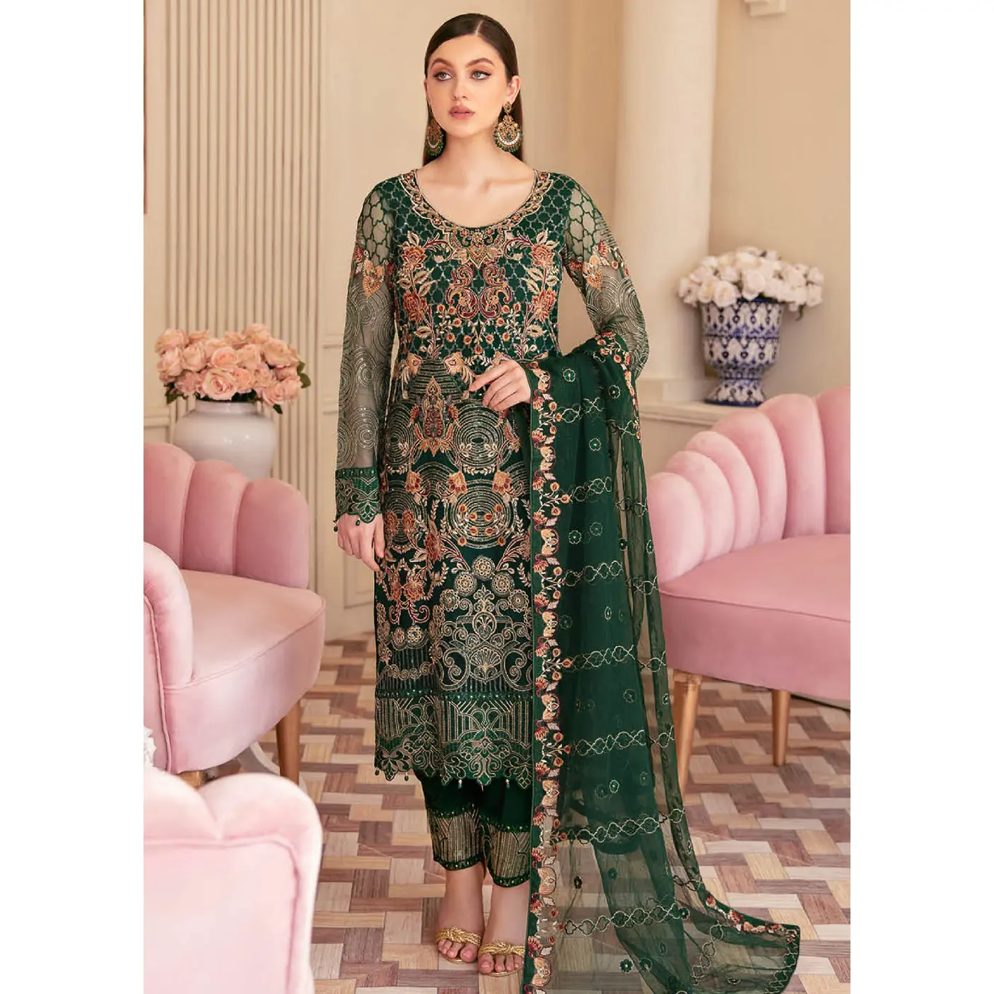 M-609-R - Readymade - Ramsha Minhal Vol 6 2024