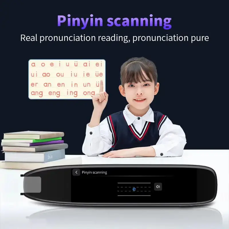 English Intelligent Scanning Point Reading 123 Languages Translator Pen for Teachers and Students 7
