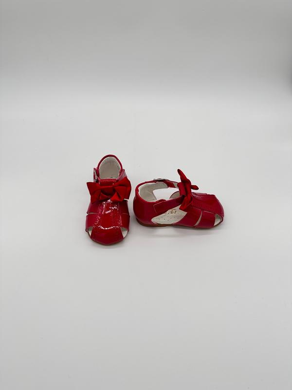 JULIA Red Summer Trendy Bow Kids Shoe 3